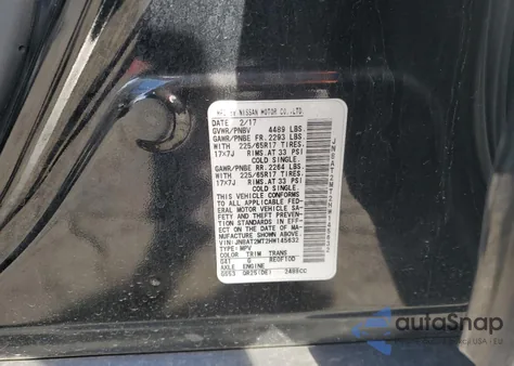 2017 Nissan Rogue S from USA, damaged, VIN JN8AT2MT2HW145632